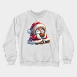 Santa Claus Scene Crewneck Sweatshirt